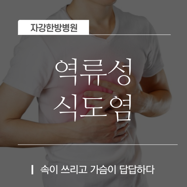  역류성식도염 증상 및 원인 좋은음식 속이 쓰리고 답답하다!