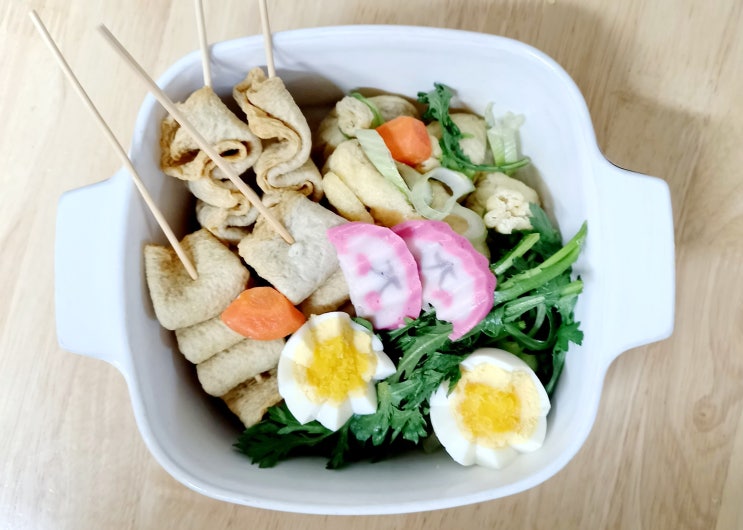  수원요리학원/취업/창업/취미/ 반찬조리전문가과정 수강중! 4월 29일차 수업/유부 어묵탕,콩알 새송이버섯조림