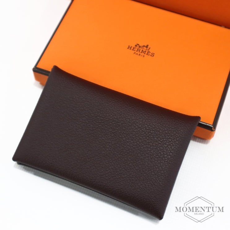  구미명품샵 [HERMES] 칼비 베르소 카드홀더 Calvi verso card holder Rouge Sellier/Rouge H H078474CKAG