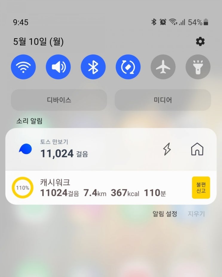  만보걷기D+13