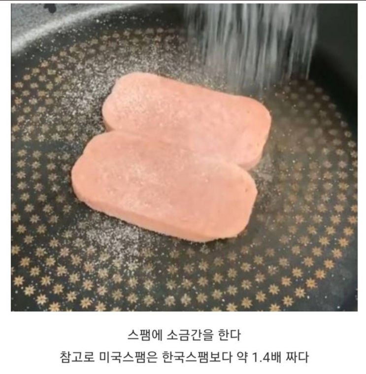  미국인의 스팸 굽는 법