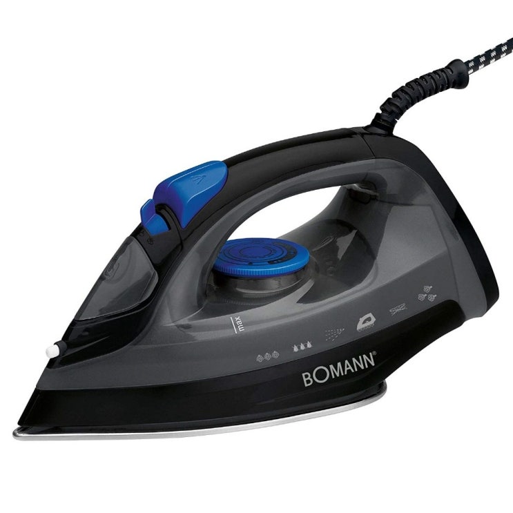 잘팔리는 Bomann DB 6003 CB 독일 보만 스팀 다리미 블랙 블루 1800W ··· 잘팔리는 Bomann DB 6003 CB 독일 보만 스팀 다리미 블랙 블루 1800W ···
