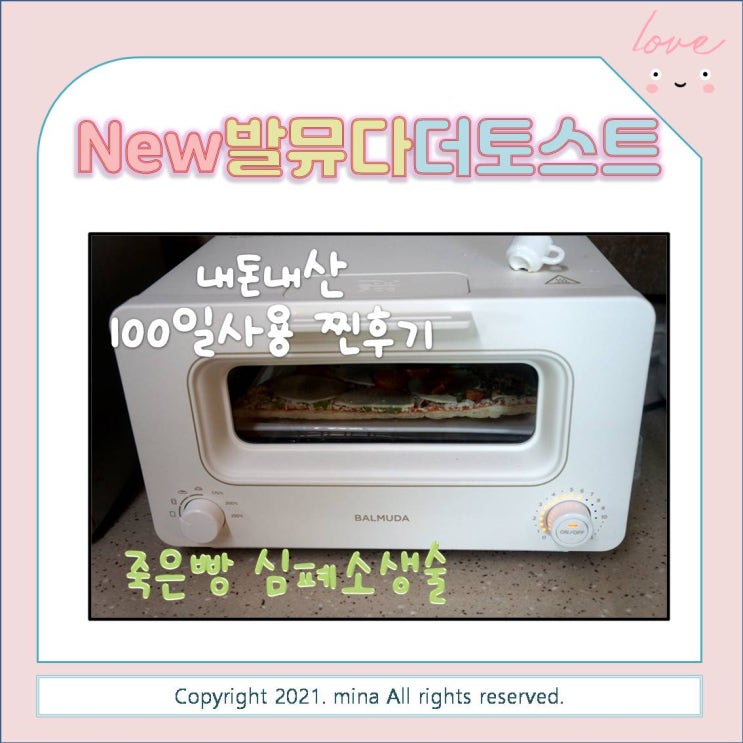  식빵 심폐소생술! 죽은빵도 살리는 발뮤다 더토스트 2021년 업그레이드 뉴 토스터 3.0 - 100일 사용후기