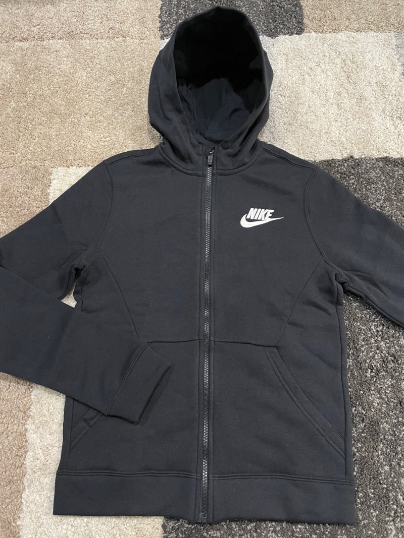 [판매완료!!!] 나이키 NIKE 키즈 후드 집업 - 4만원대!!!! (나이키 기본 후드집업(블랙!!) 성인 여....