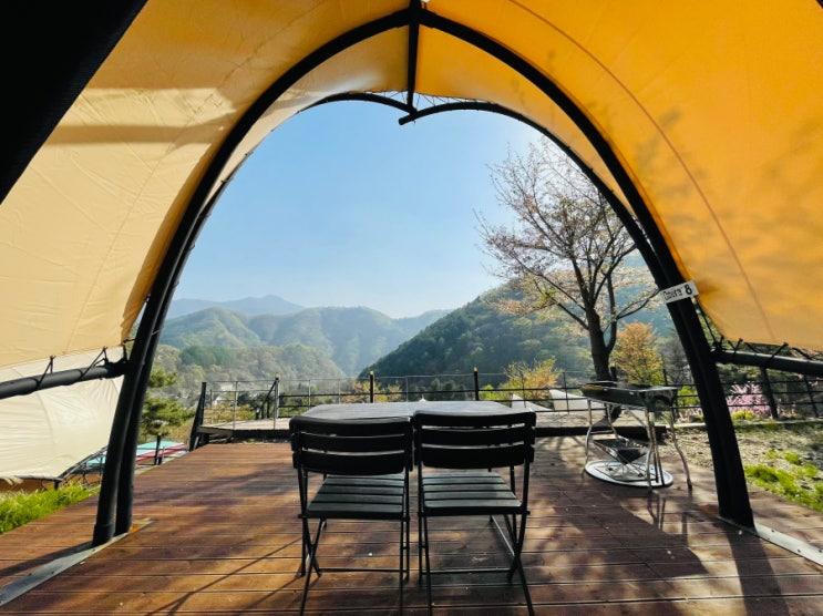  가평글램핑 추천 가평명지산카라반글램핑ᦂ