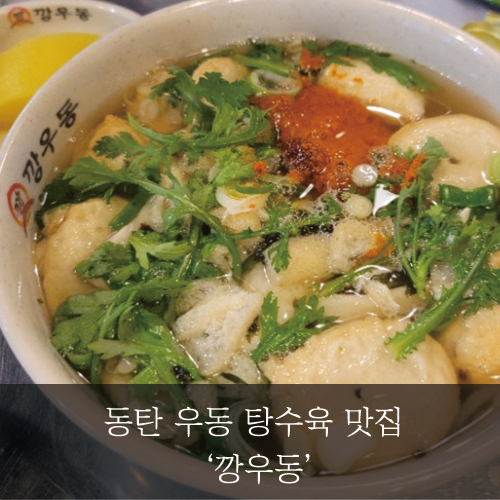  미래신용정보 미래서포터즈 동탄 우동, 탕수육 맛집 "깡우동"