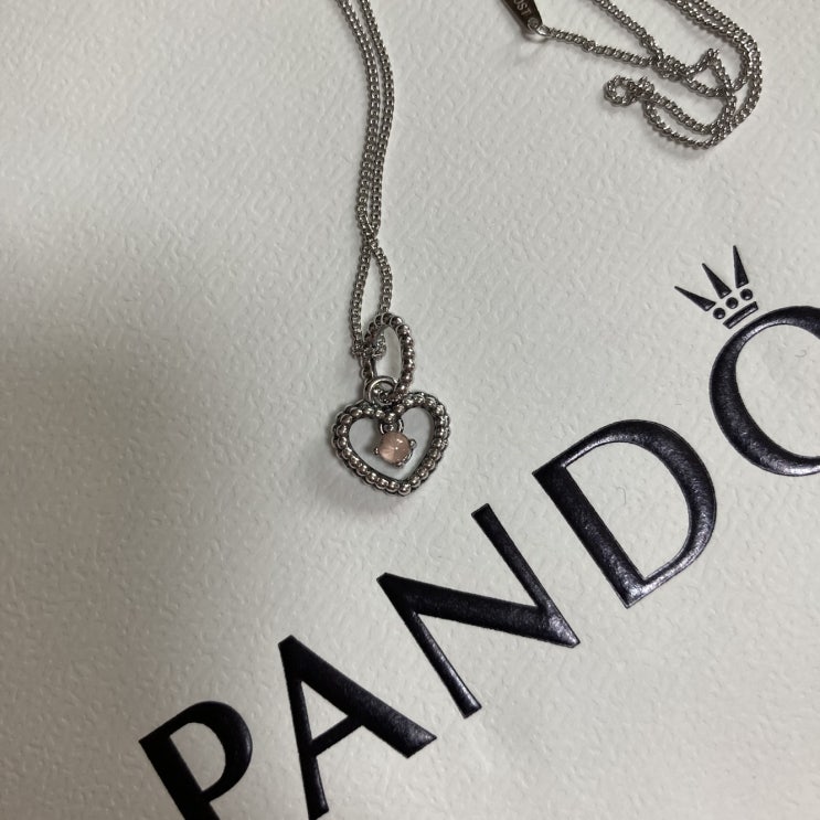 [내돈내산 리뷰] 판도라(PANDORA) 탄생석 목걸이