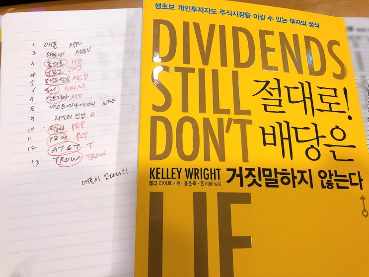  내 맘대로 필기 <절대로! 배당은 거짓말하지 않는다> - 1부 배당 투자의 기술