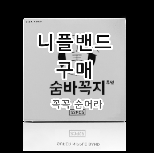  숨바꼭질 아니고 숨바꼭지 니플밴드