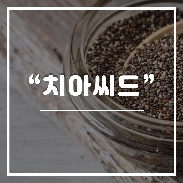  세계 10대 슈퍼푸드 선정, 치아씨드 효능 및 먹는법 : 치아시드 추천