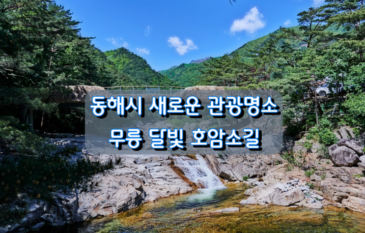 동해시 새로운 관광명소 무릉 달빛 호암소길