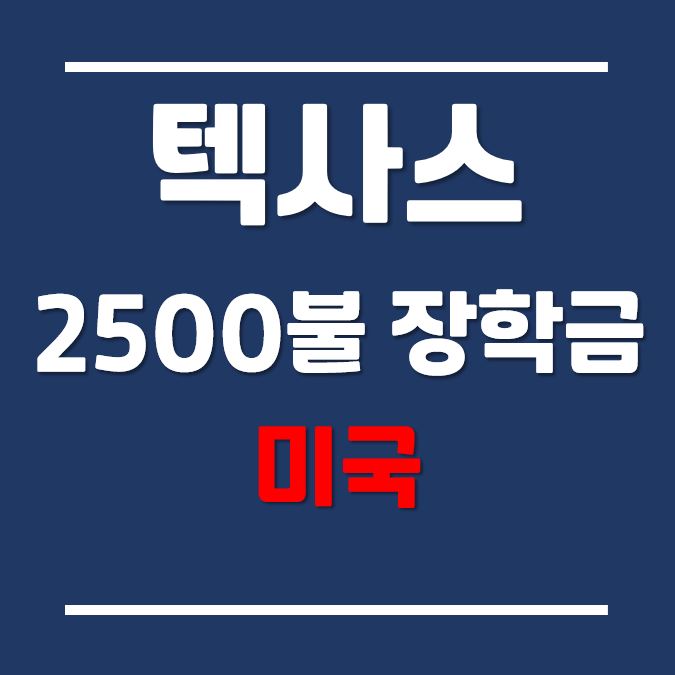  텍사스주립대학교 2500불 장학금 받으면 in state학비로? (feat. 내 학생 장학금후기 자랑질)
