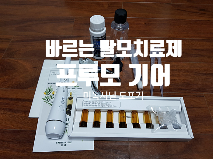 바르는 탈모치료제 미녹시딜 프루모 기어