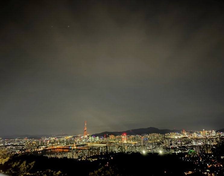  야경 보며 힐링하는 아차산 야간산행 최단코스 추천