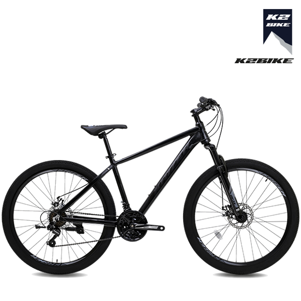 요즘 인기있는 K2BIKE 2021 26인치 MTB자전거 로건2.1D 시마노21단 디스크 MTB 자전거, 로건2.1D 26인치 매트블랙 조립+사은품C ···