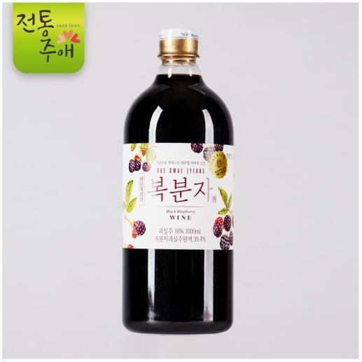  백두대간의 정기를 담은 강하고 진한 맛 ! 대관령 복분자주