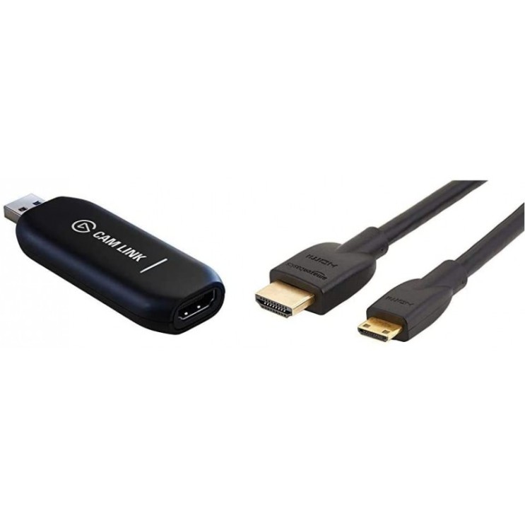 구매평 좋은 엘가토 캠 링크 4K - 라이브 스트리밍 및 녹음 HDMI 캡처 장치 USB 3.0 & 아마존 기본 HL-007343 고속 HDMI 케이블 HDM, 1 ···