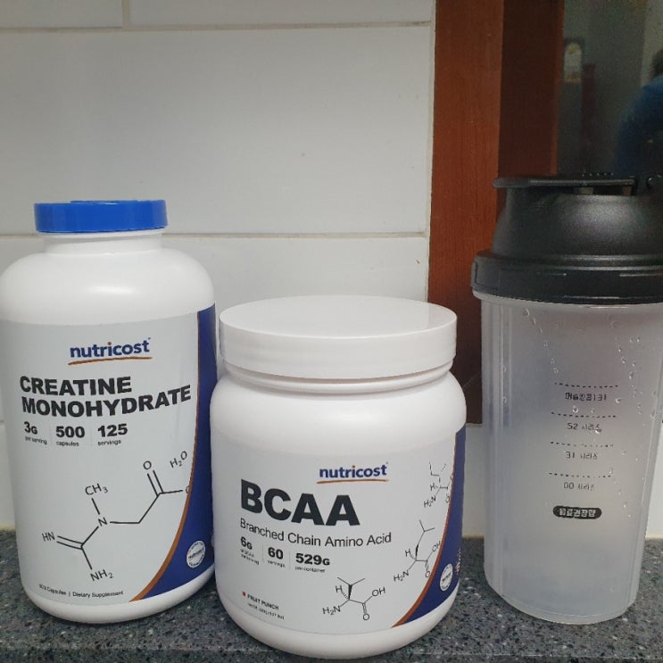  뉴트리코스트 크레아틴, BCAA 효과 및 복용방법 등 정리