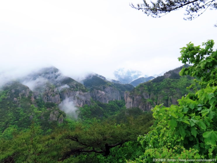 국립공원 스탬프 투어 4번째 비오는 날의"주왕산 국립공원"등산