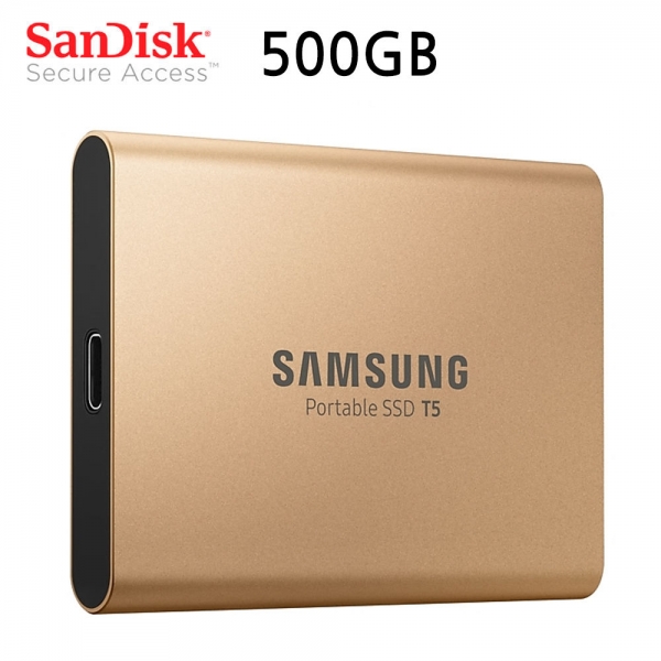 가성비갑 삼성 외장 SSD 포터블 T5 USB 3.1 (500GB) (골드), 본상품 좋아요