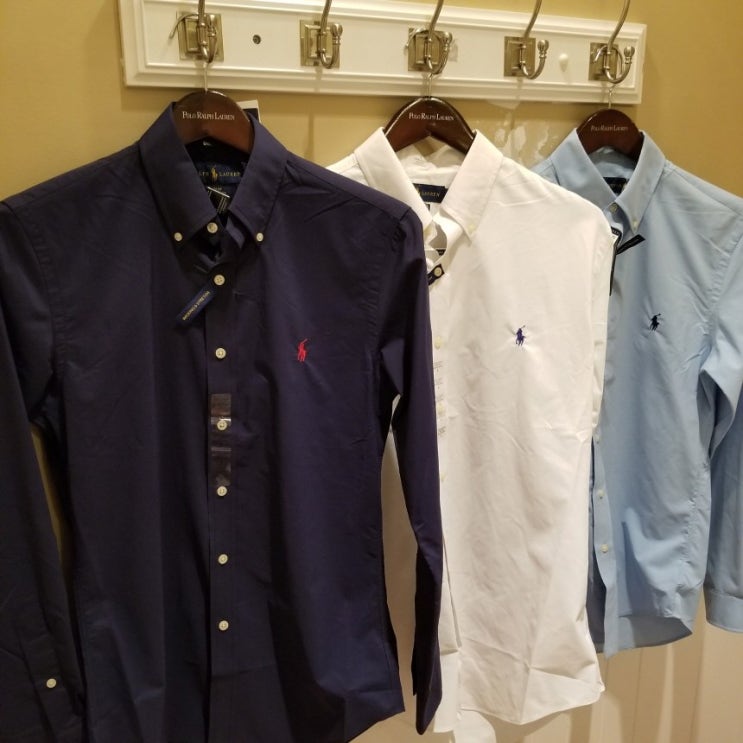 당신만 모르는 폴로 랄프로렌 맨 퍼포먼스 슬림핏 긴팔 셔츠 단색 Polo Ralph Lauren Men Performance Slim Fit Cotton Shirts ···