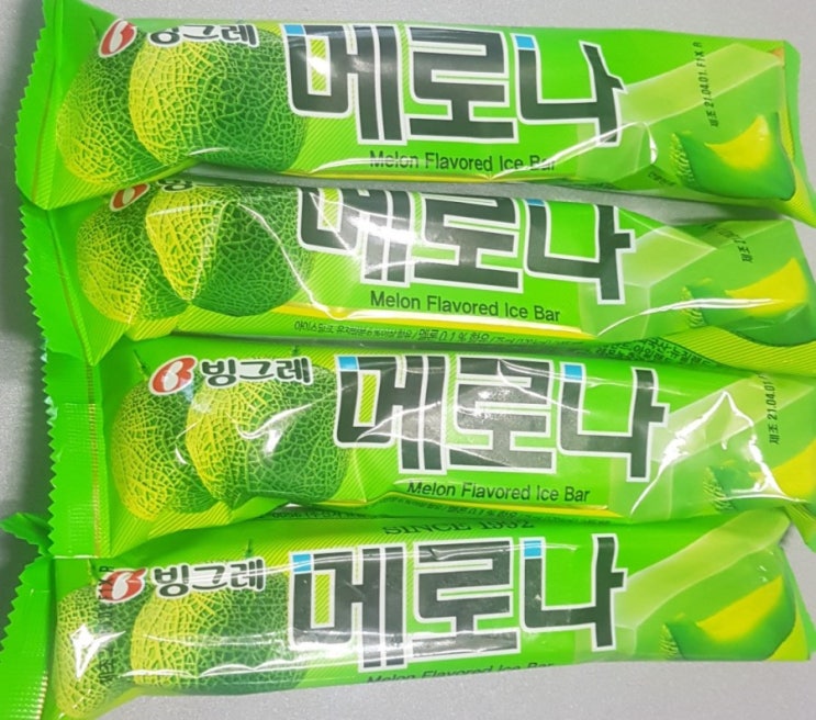 메로나 떡 : 유튜브간식 메로나 떡 : 유튜브간식