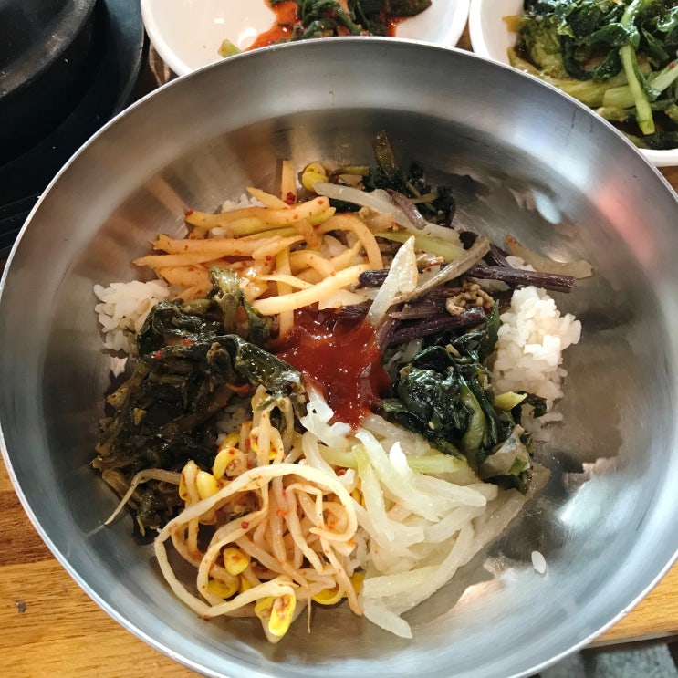 등산 후 먹는 사패산 맛집 산골보리밥 짱짱