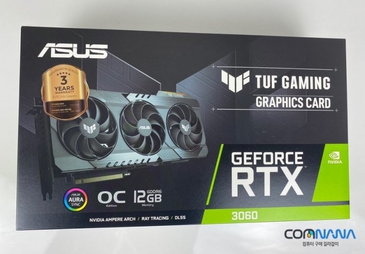  ASUS TUF Gaming GEFORCE GTX 3060 12GB