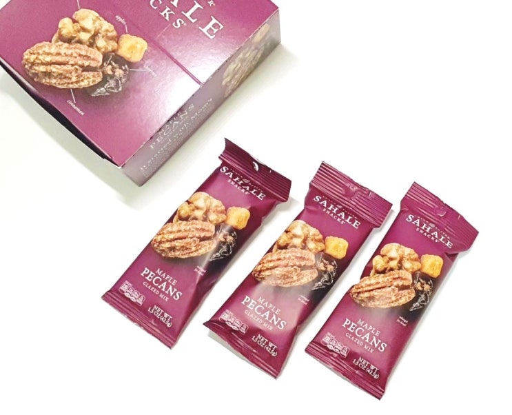  아이허브 간식 견과류 사할리(Sahale) 메이플 피칸