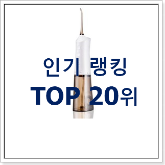 알짜배기 왕타샷구강세정기 탑20 순위 인기 랭킹 TOP 20위