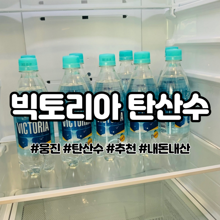 탄산수 추천 웅진 빅토리아 탄산수