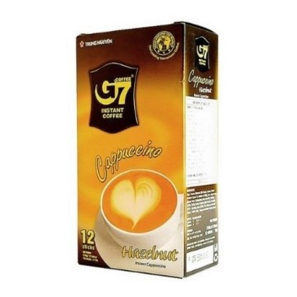 가성비갑 G7 카푸치노 헤이즐넛 커피믹스 수출용 12p, 216g, 6개 좋아요