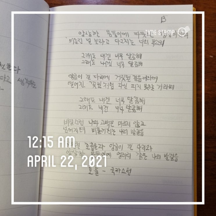  국카스텐의 토들 왼손필사