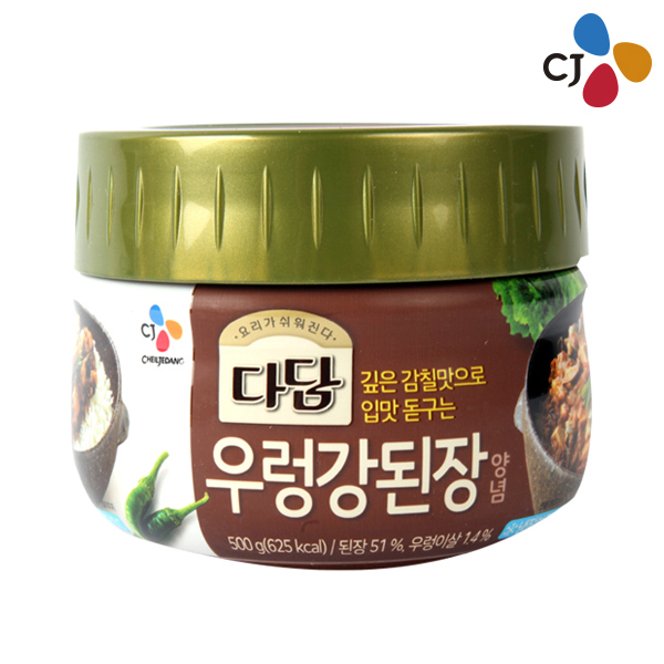 갓성비 좋은 CJ 다담 우렁강된장 500g 아이스박스 포장, 1개 ···