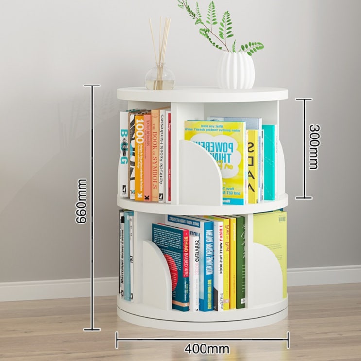 인기있는 파스텔 색감 북타워 회전책꽂이 원형 책장 북타워 철제 선반 서재 책장 조립책장 책장DIY, W.3단 화이트안정감 추천해요