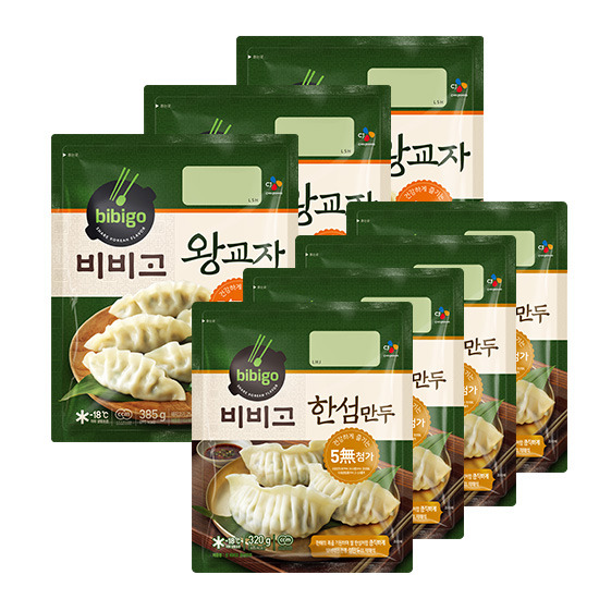 선택고민 해결 [CJ제일제당]비비고왕교자385g 3봉 + 한섬만두320g 4봉, 단품 추천해요