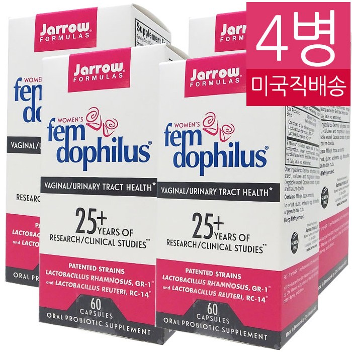 많이 찾는 Jarrow Formulas Fem 4병 5 BILLION 우먼 펨 도필러스 60 베지, 60정 ···