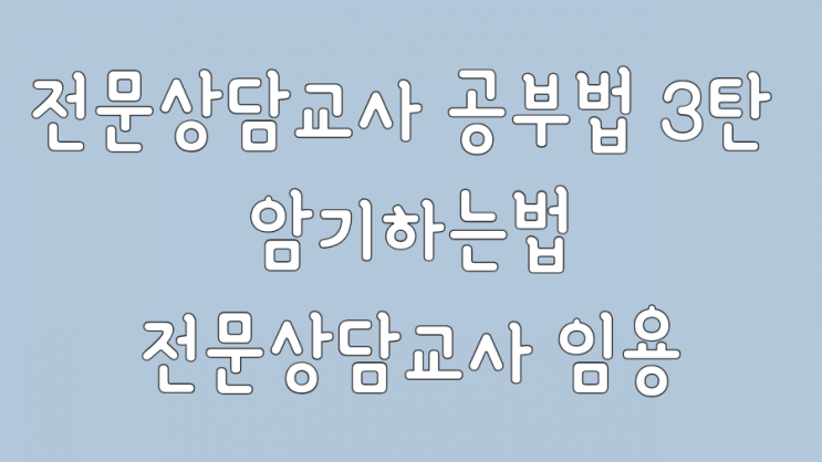  도대체 공부 어떻게 하는거야? 임용고시 공부방법 목차짜기와 청킹 쩡쌤의 교단일기