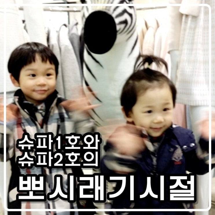  [뽀시래기들] 슈파1호와 슈파2호 유아시절