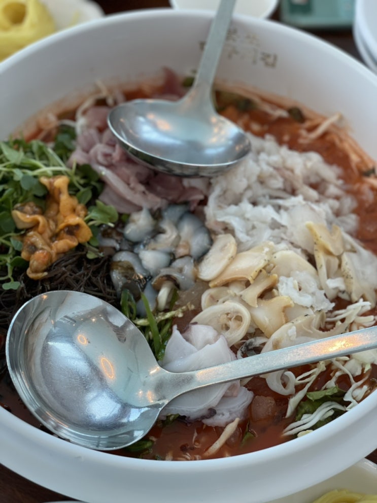  [속초 봉포머구리집]속초 투탑 물회 맛집 솔직후기/비교리뷰(ft. 청초수물회)