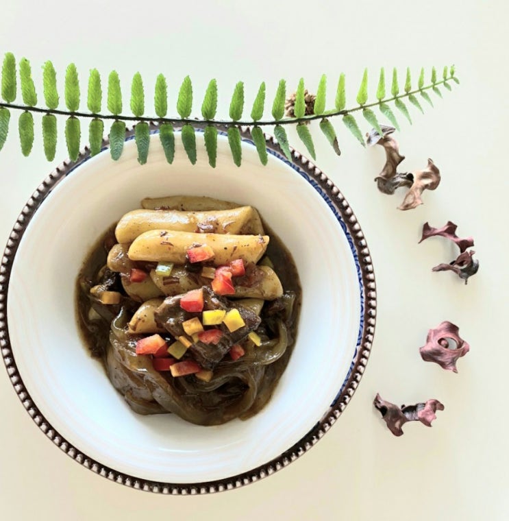  남은 소갈비양념으로 맛있는 궁중떡볶이 만들기