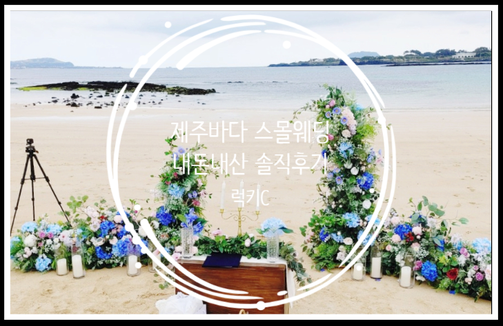  작은결혼식, 스몰웨딩 내돈내산 솔직후기
