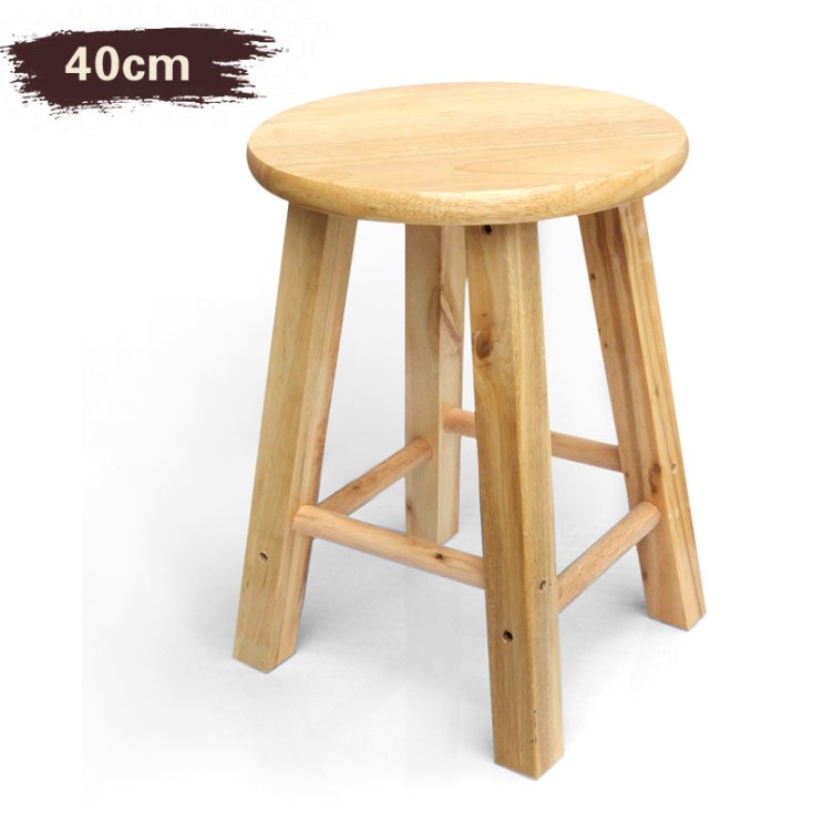 가성비갑 스툴 나무 가정용 성인 원형의자 원의자 네모난 나무의자 네발 거실 작은의자 낮은의자, T08-원의자 높이 40CM 추천해요