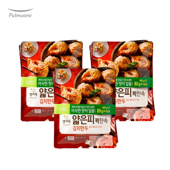 선택고민 해결 생가득 얇은피 김치만두 6봉440gx6, 없음, 상세설명 참조 ··· 선택고민 해결 생가득 얇은피 김치만두 6봉440gx6, 없음, 상세설명 참조 ···
