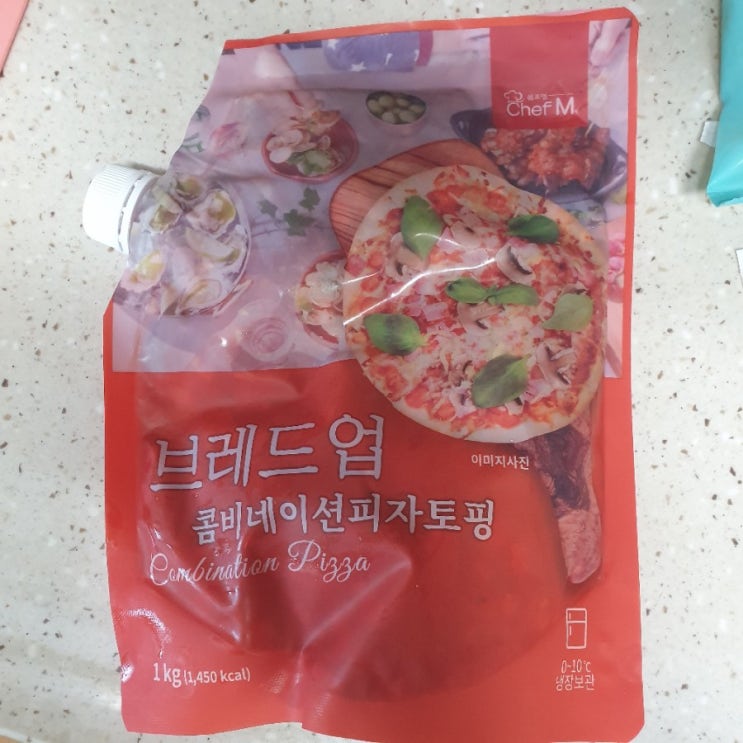 브레드업 콤비네이션 피자 토핑으로 피자 식빵 만들기 브레드업 콤비네이션 피자 토핑으로 피자 식빵 만들기