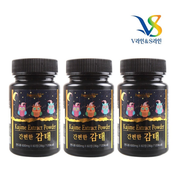 많이 팔린 제주감태 정 600mg X 60정 3통, 단품, 단품 추천합니다