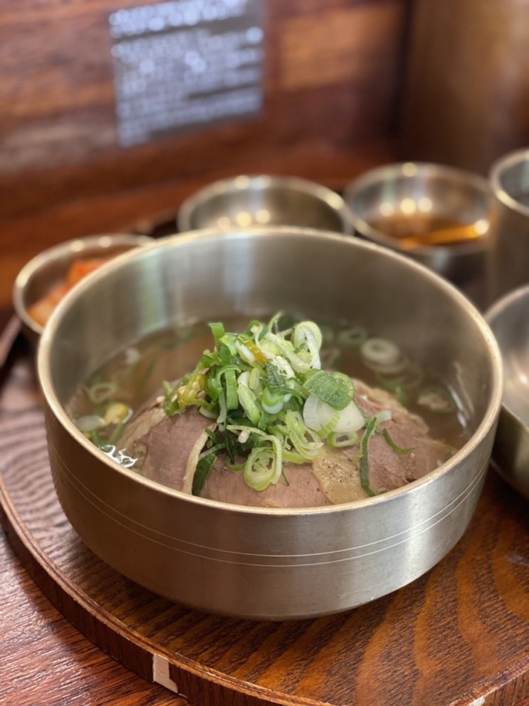  충무로 맛집 든든한 점심 차돌양지 온밥, 차돌양지 온면(특)