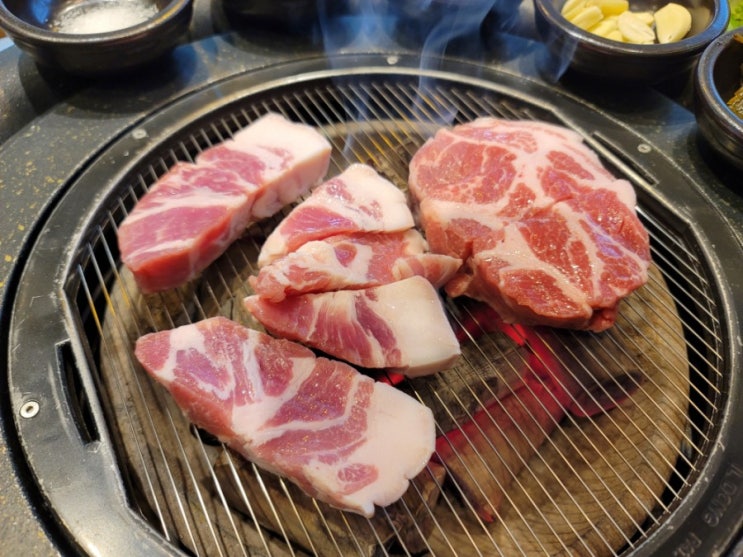 만수동 맛집/ 대파김치와 곁들이는 윤기나는 쫀득살 원조부안집