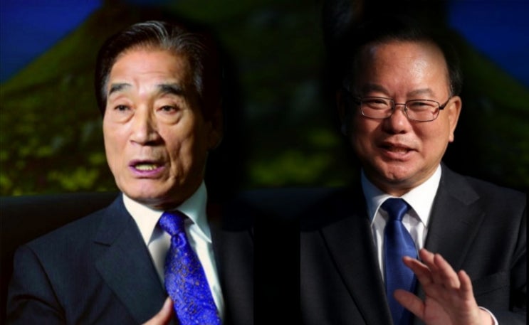  김부겸 국무총리와 이기택 전 총재