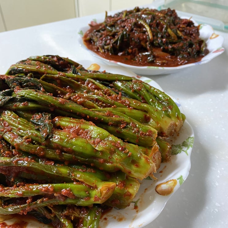  집에서 맛보는 여수갓김치_돌산수연갓김치